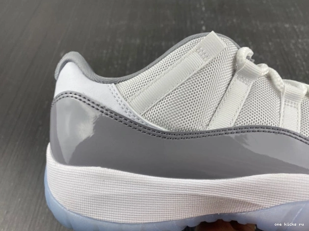 Rep Grey Low Jordan AV2187-140 11 Air Cement 0807